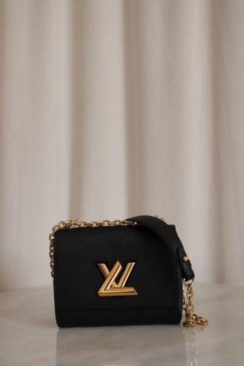 Louis Vuitton Noir Twist PM Shoulder Bag