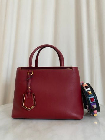 Fendi Red For All 2 jour Bag