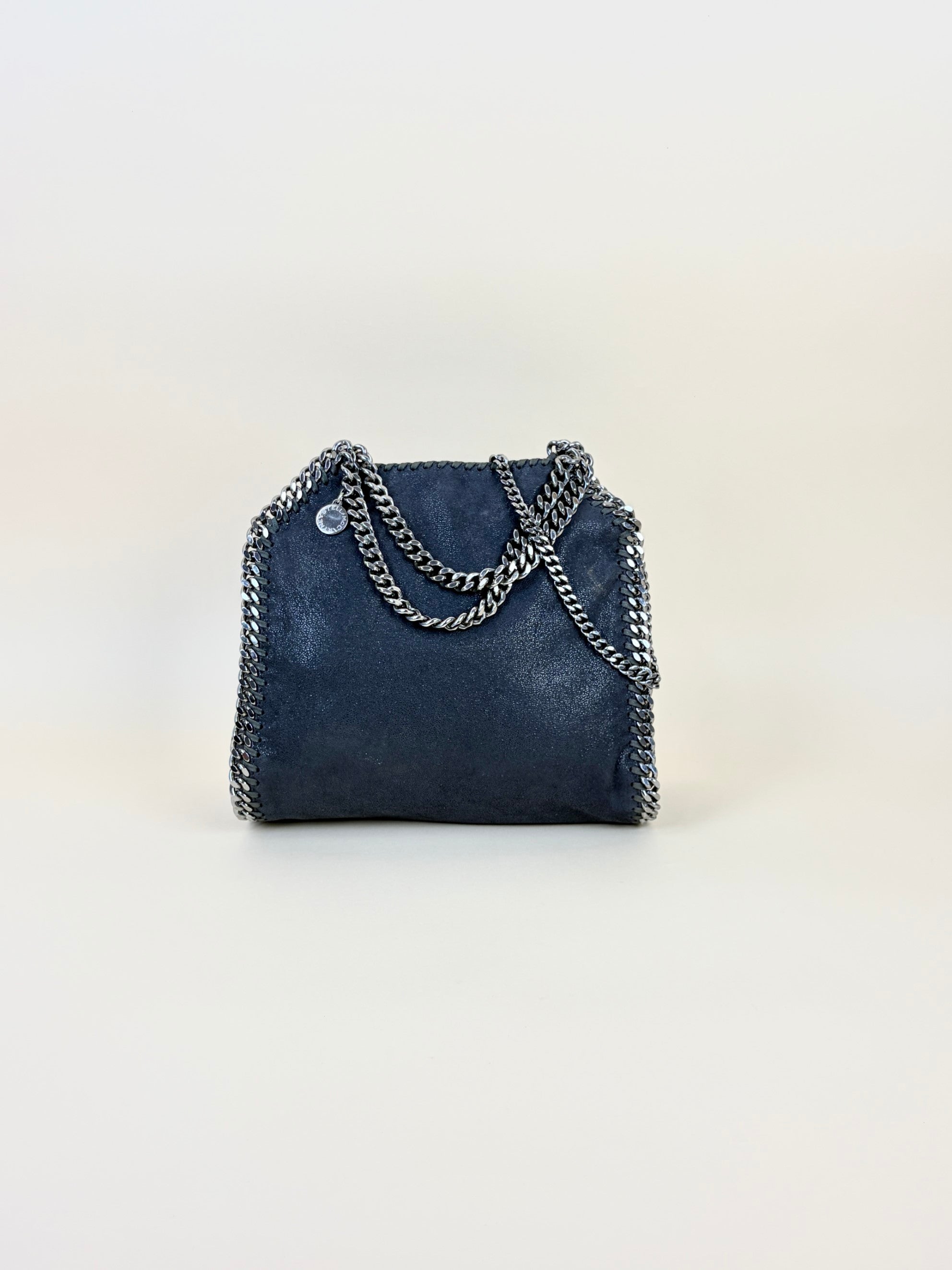Stella Mccartney Grey Mini Falabella Crossbody Bag