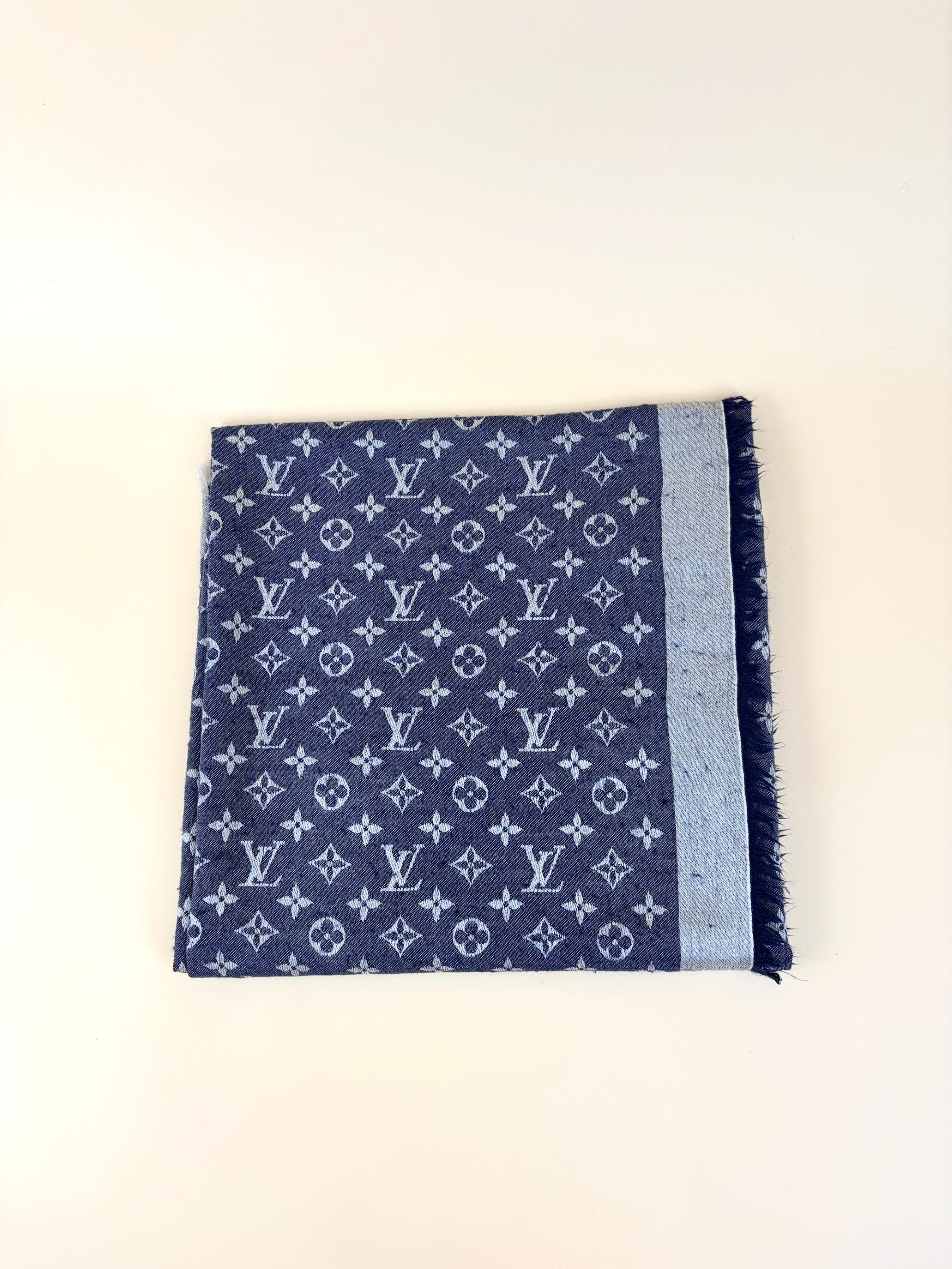 louis Vuitton blue denim monogram