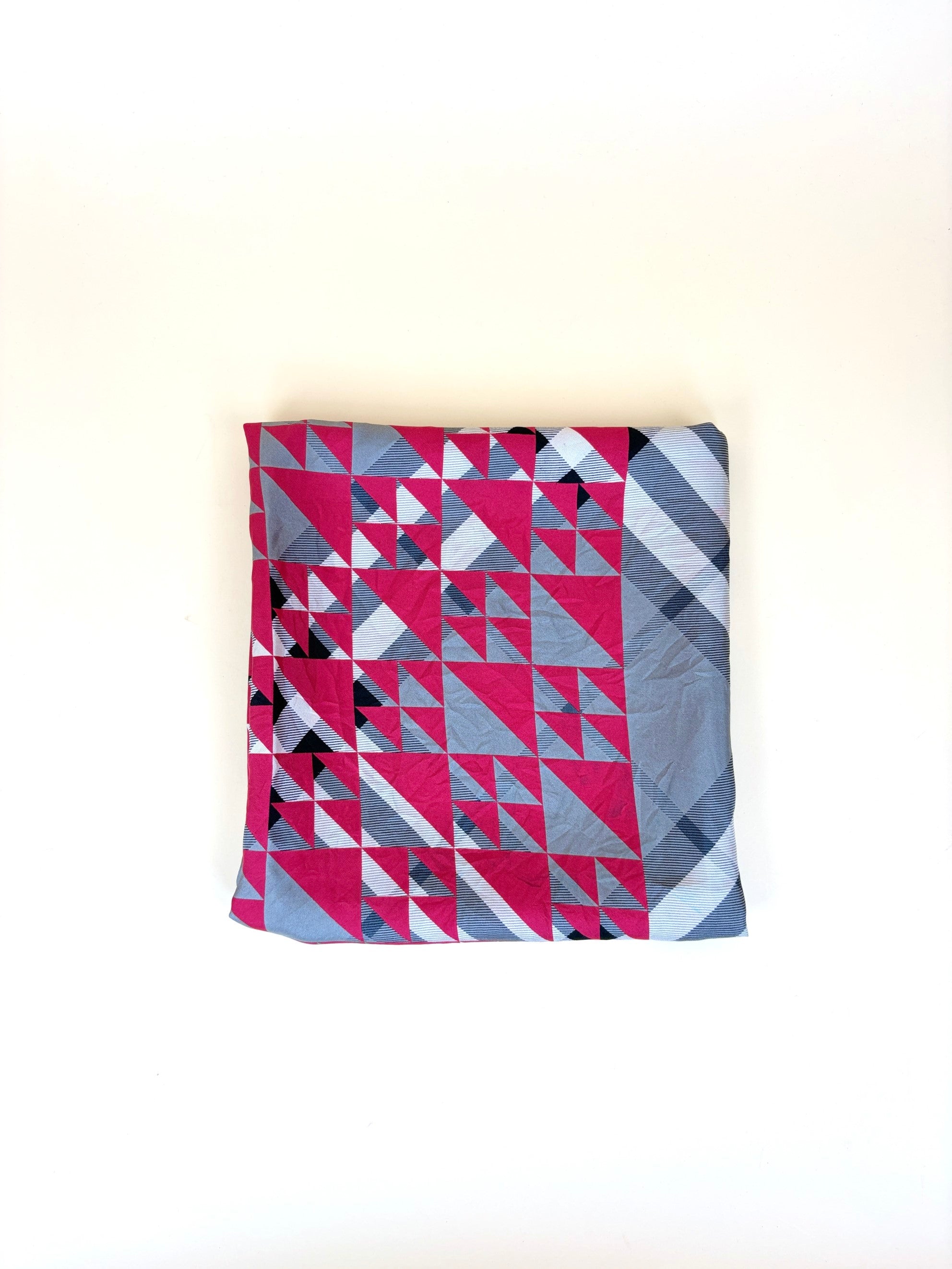 Burberry Multicolor Check Print Square Scarf