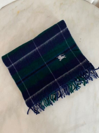 Burberry Tricolor Long Wool Scarf