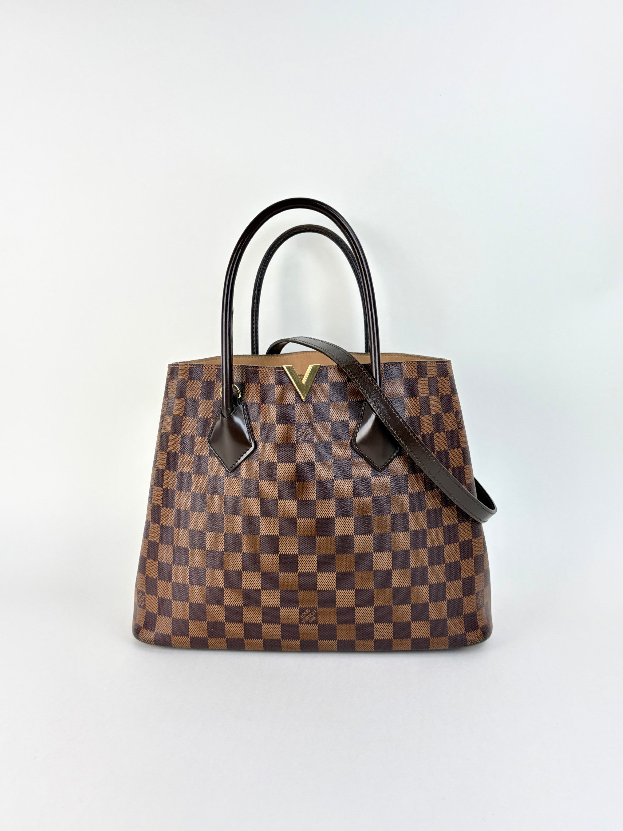 louis Vuitton Damier Ebene Kensington tote bag