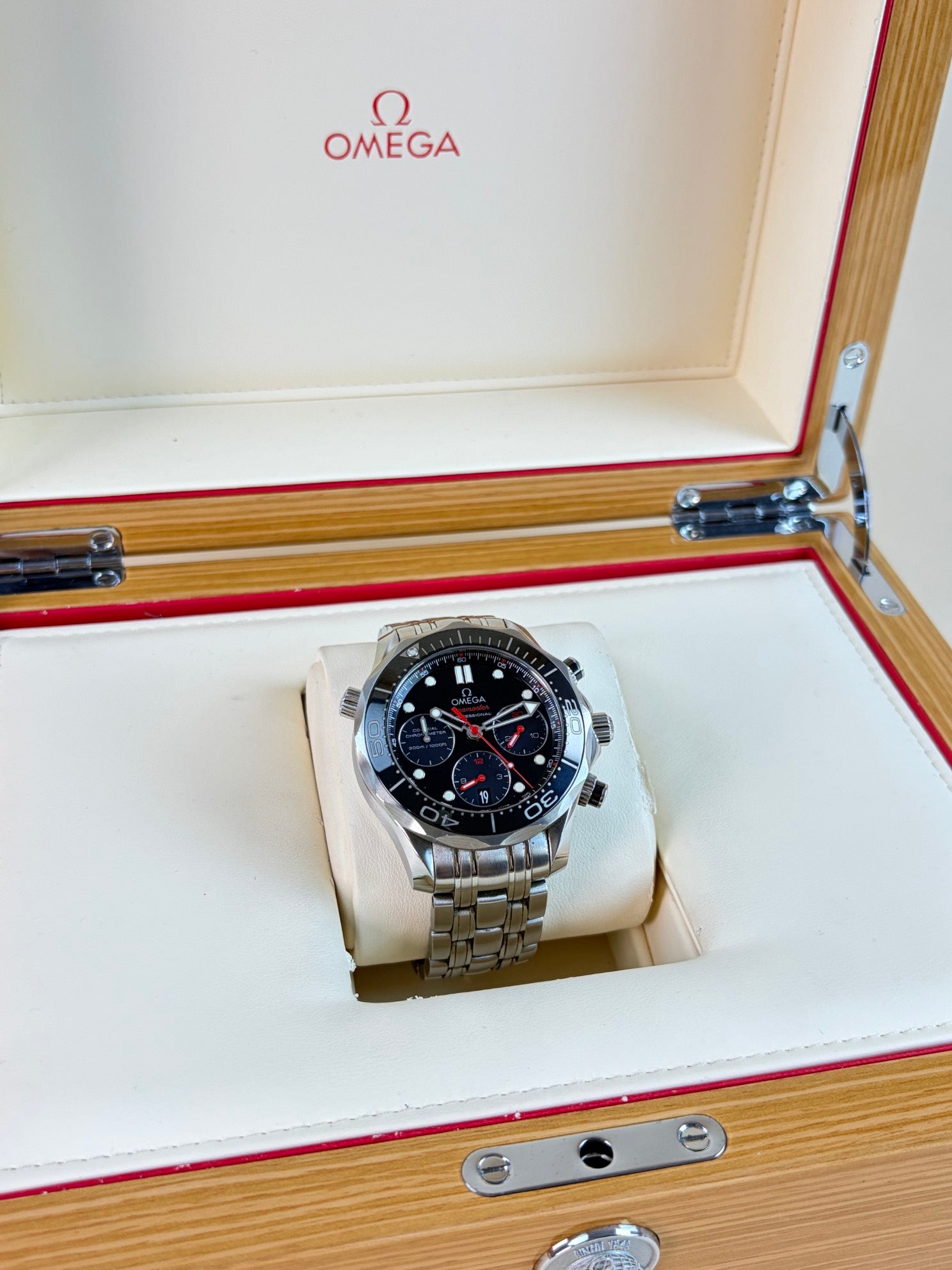 Omega Steel on Steel Seamaster Diver 300m Watch