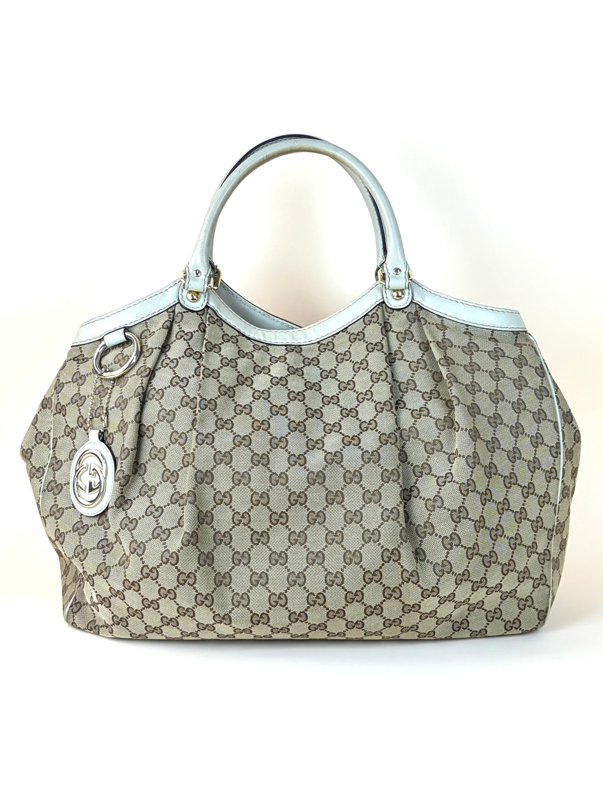 Gucci beige gg canvas large Sukey tote bag