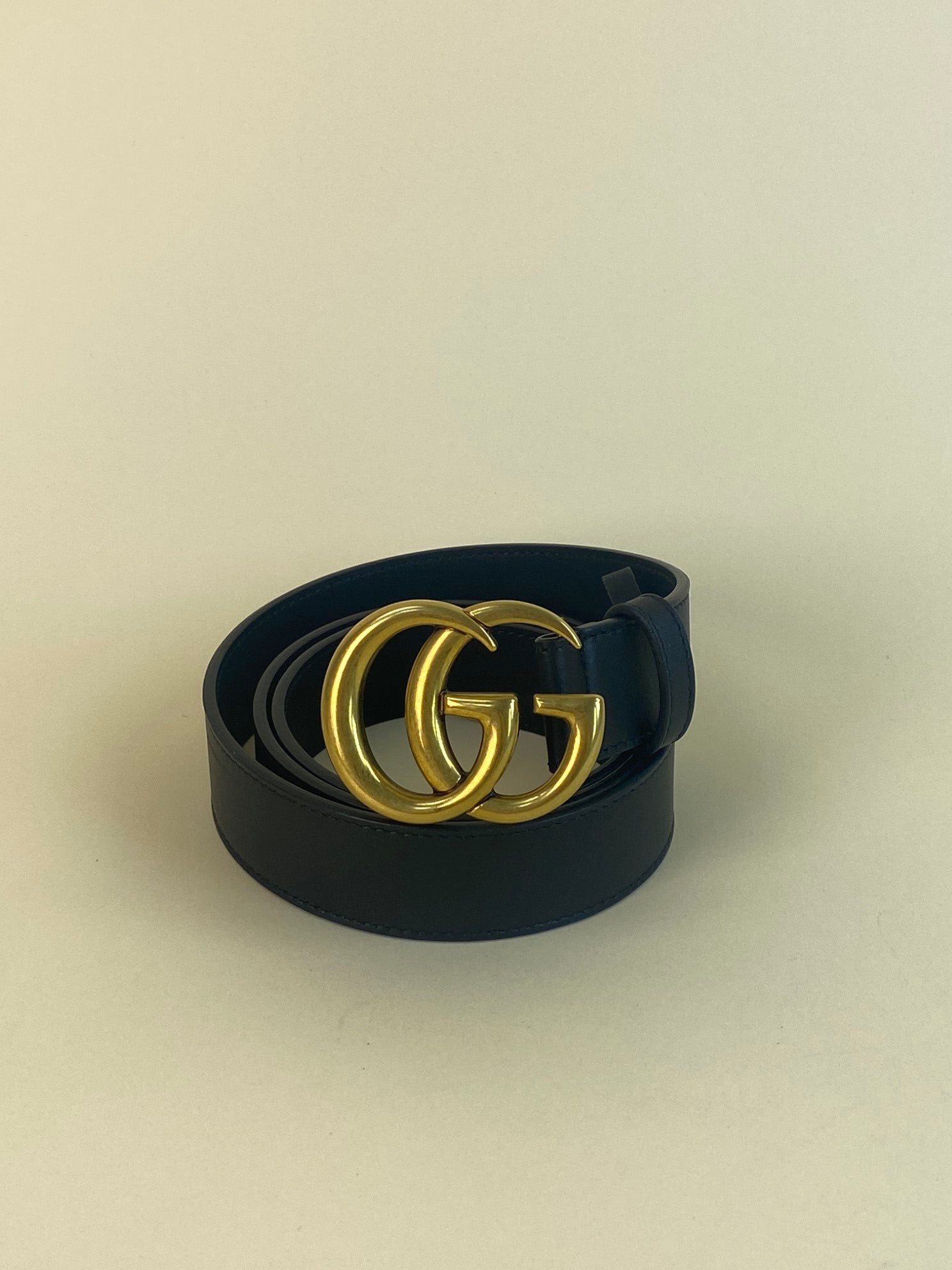Gucci Black gg Marmont leather