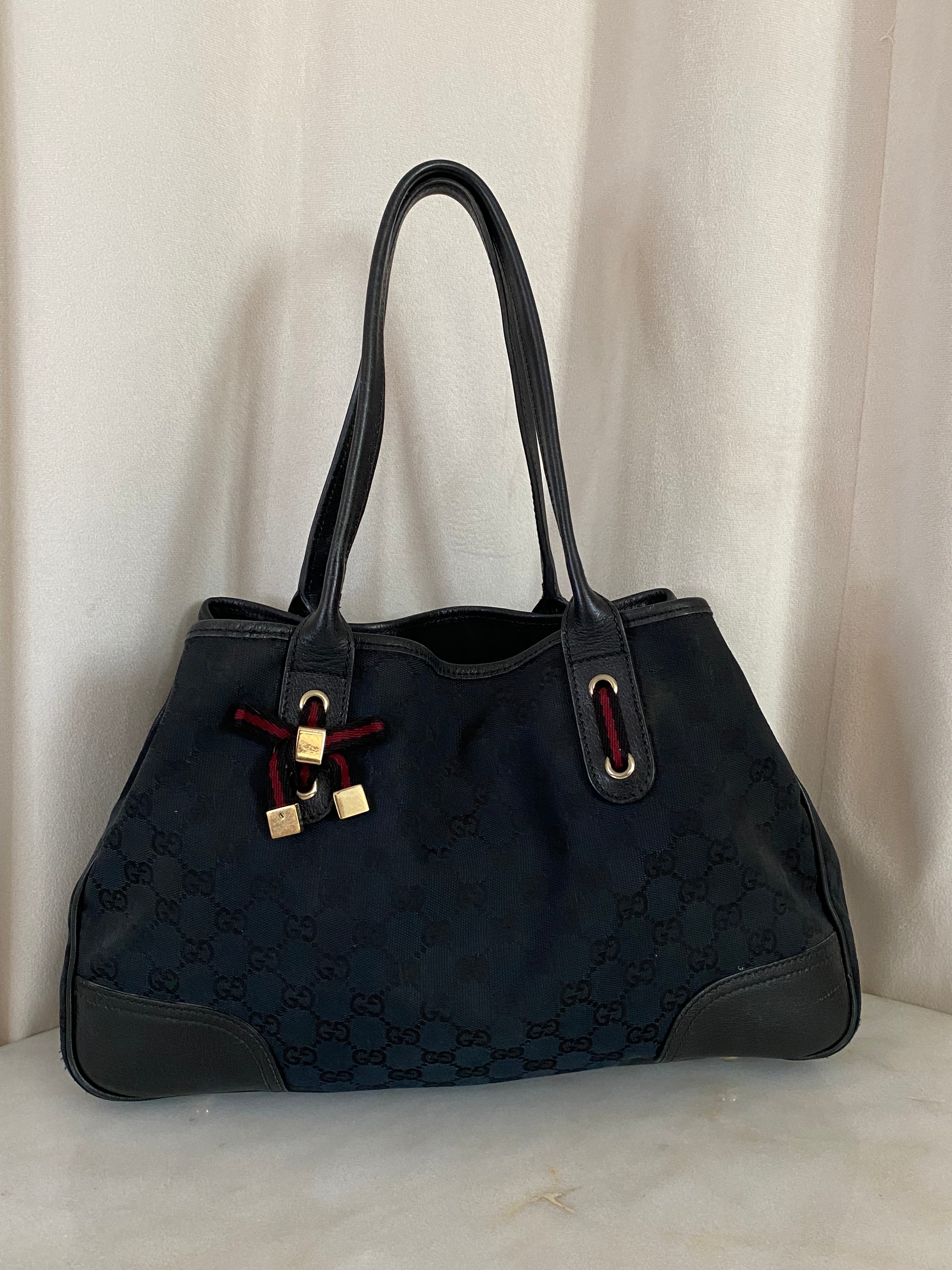 Gucci Black GG Shoulder Bag