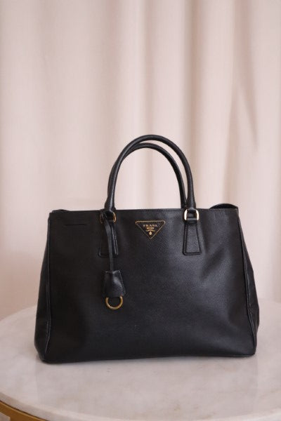 Prada Black Top Handle Bag