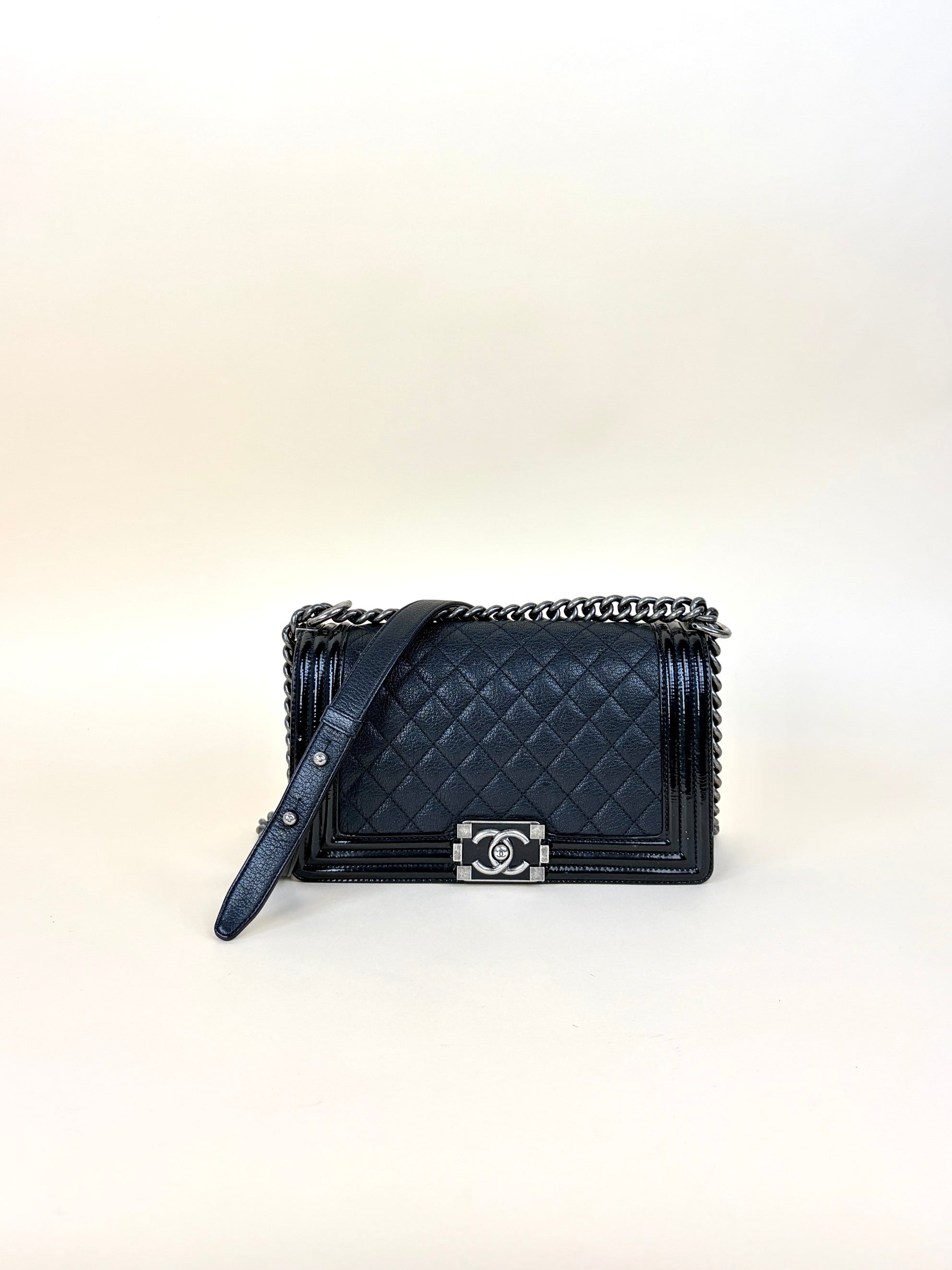 Chanel Black Boy Medium Bag