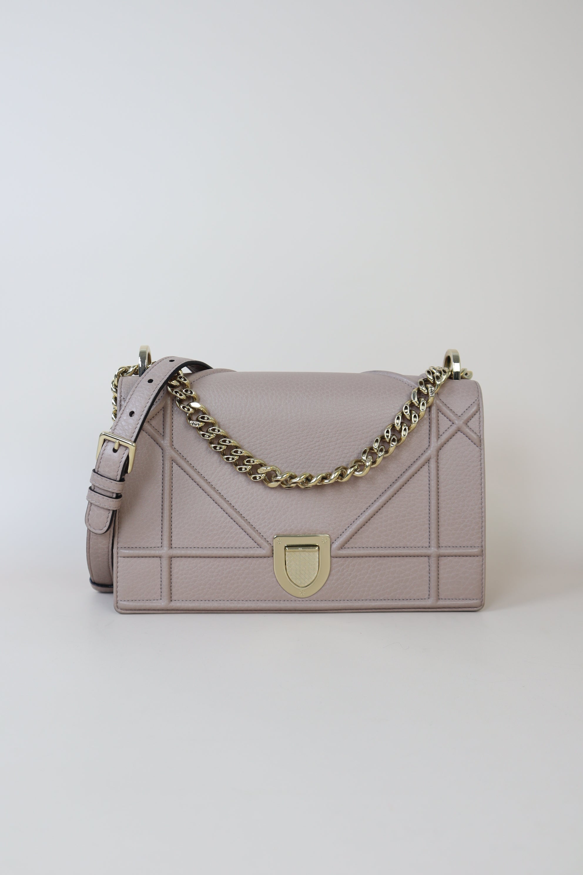 Christian Dior Nude Medium Diorama Bag