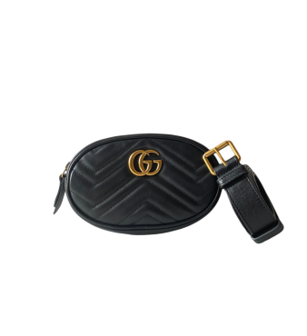 Gucci Black Marmont Waist Bag