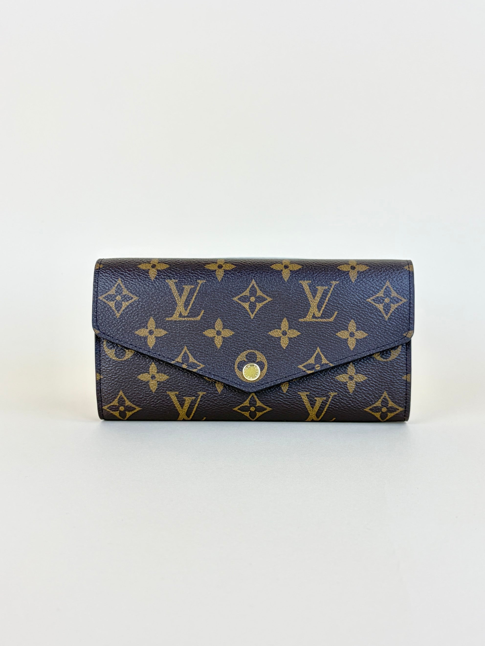 Louis Vuitton fuchsia calfskin and Monogram canvas Sarah