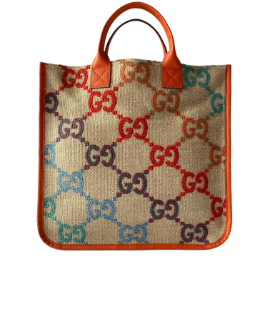 Gucci Multicolor Supreme Faux Tote Bag