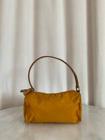 Prada Yellow Nylon Small Bag