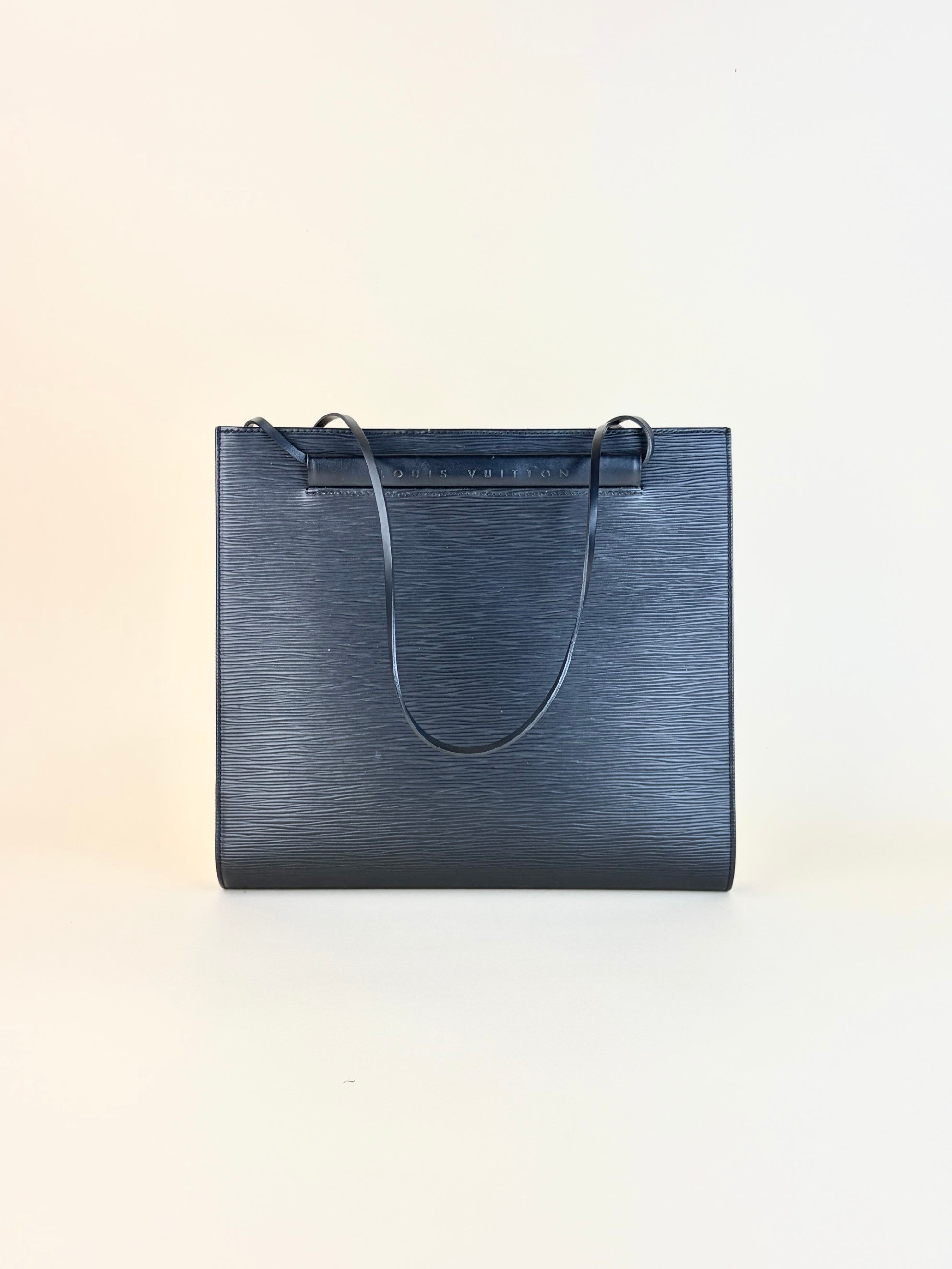 louis Vuitton black epi Tropez shoulder bag
