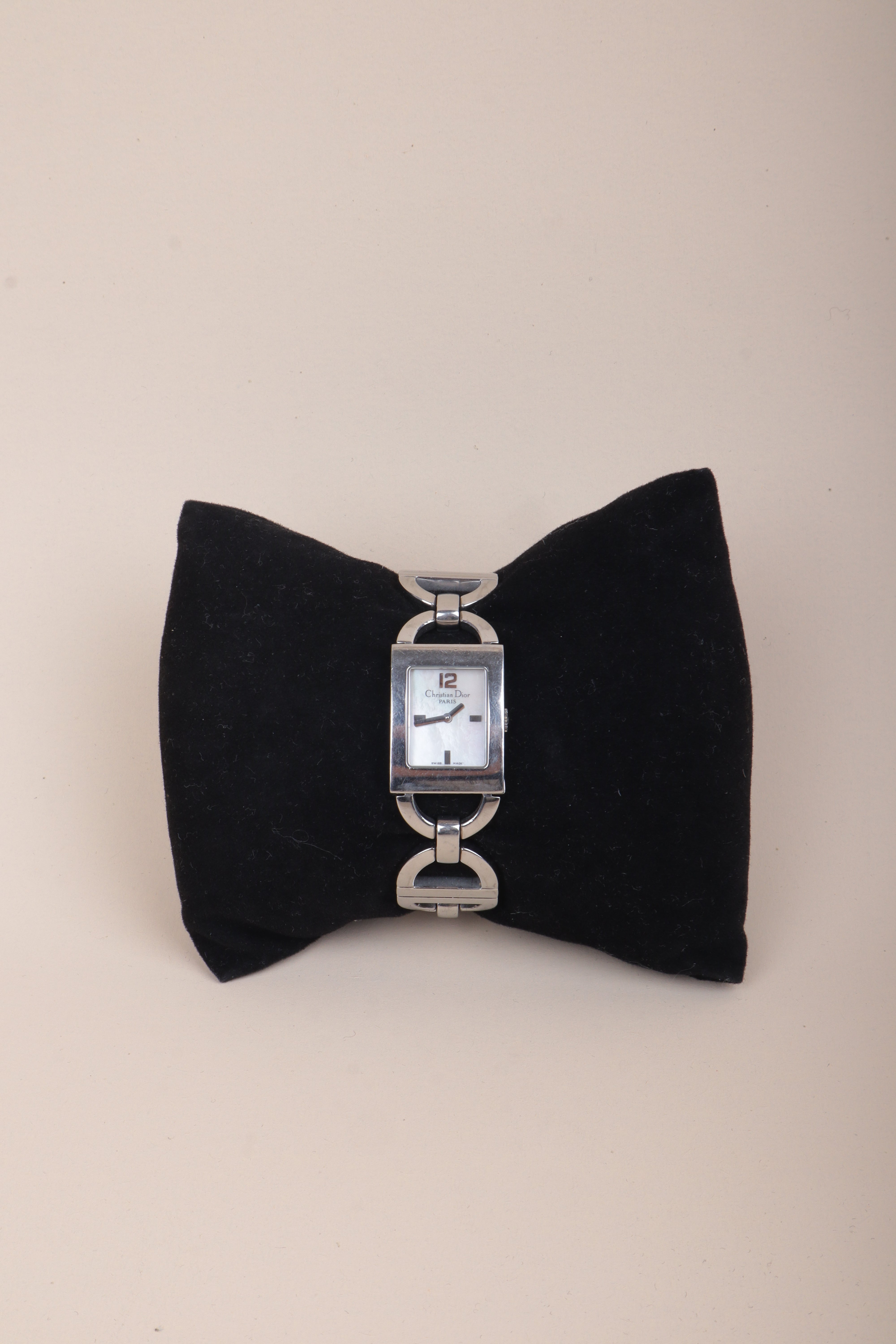 Christian Dior Silver Stainless Steel Maris CD 19mm Watch