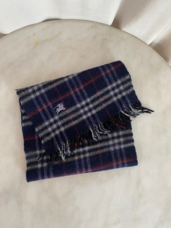 Burberry Tricolor Long Wool Scarf