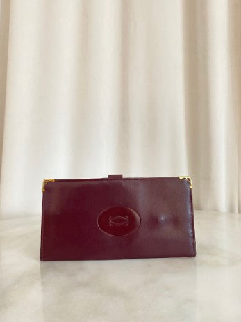 Cartier Red Long Wallet