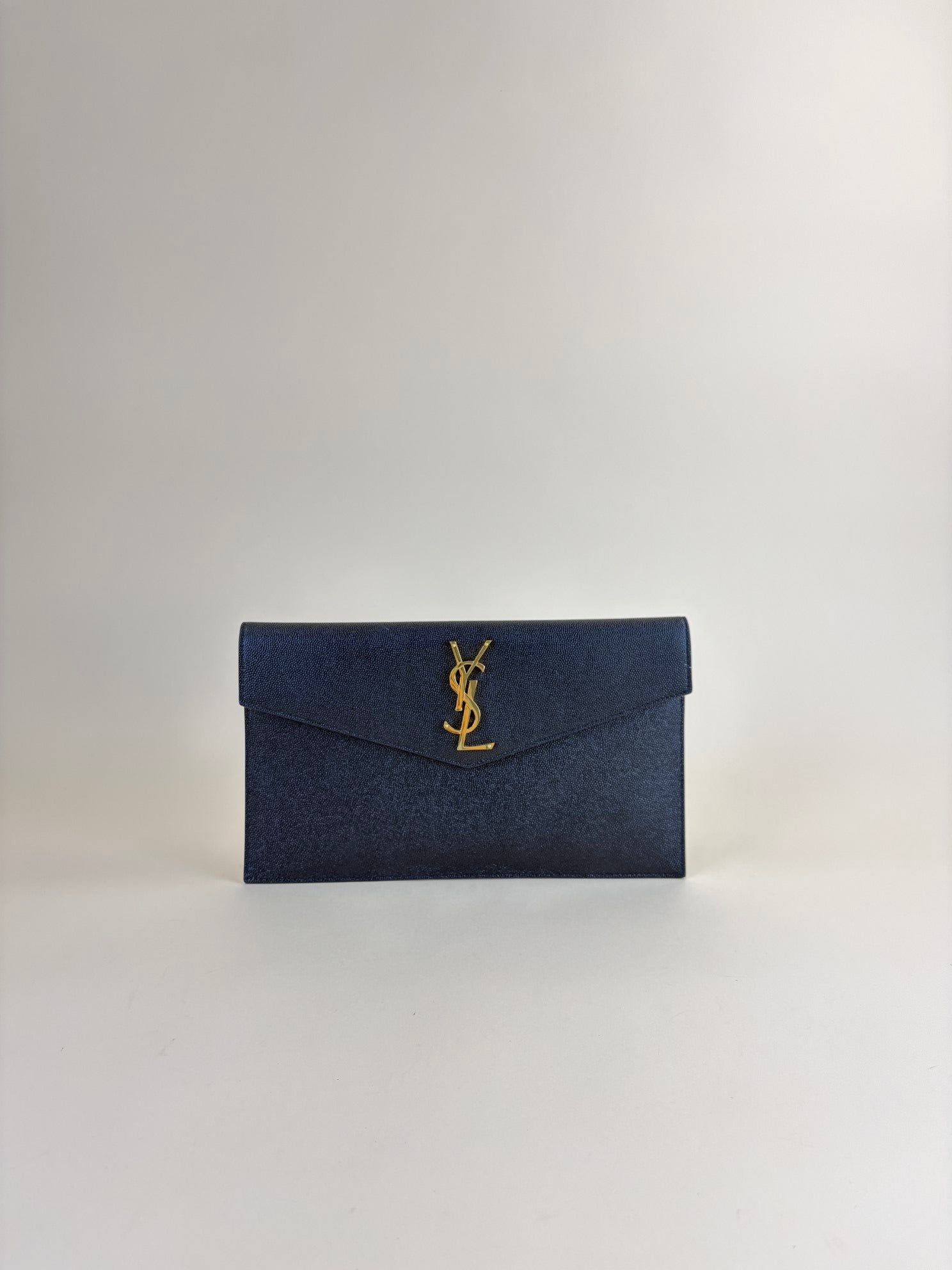 YSL Black Uptown Pouch