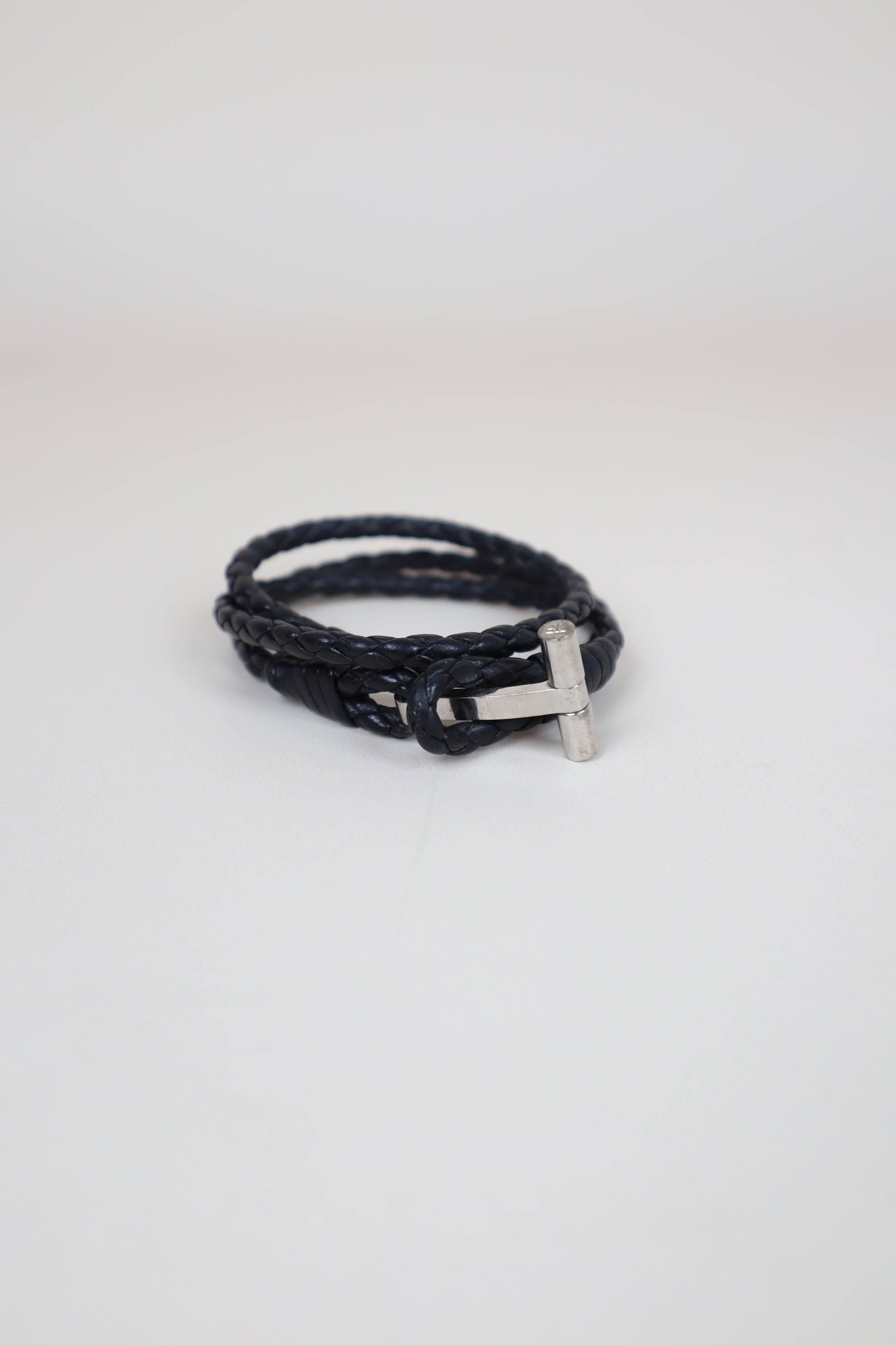 Tom Ford Black Braided Bracelet
