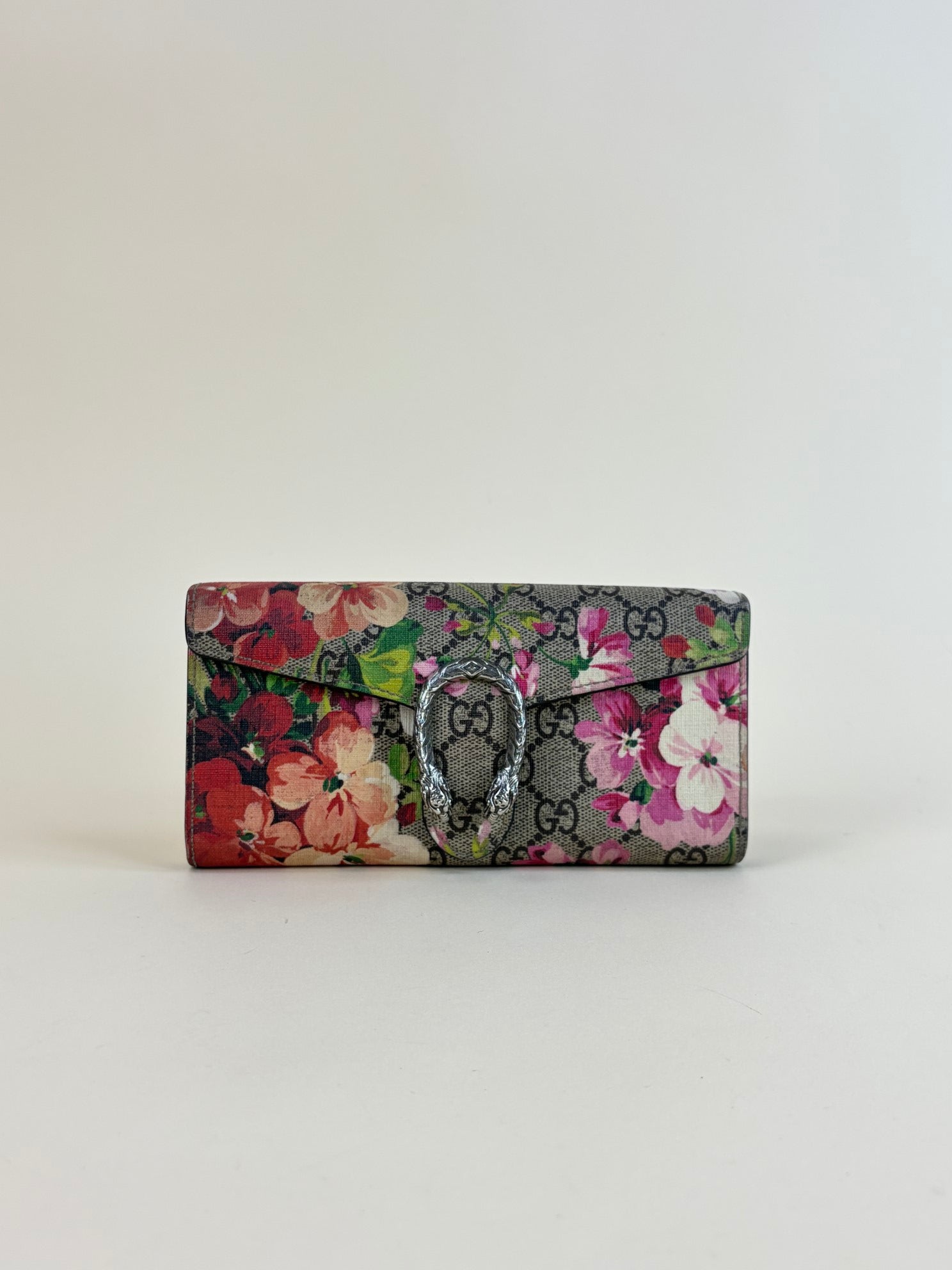 Gucci gg blooms mini wallet on chain Dionysus wok floral