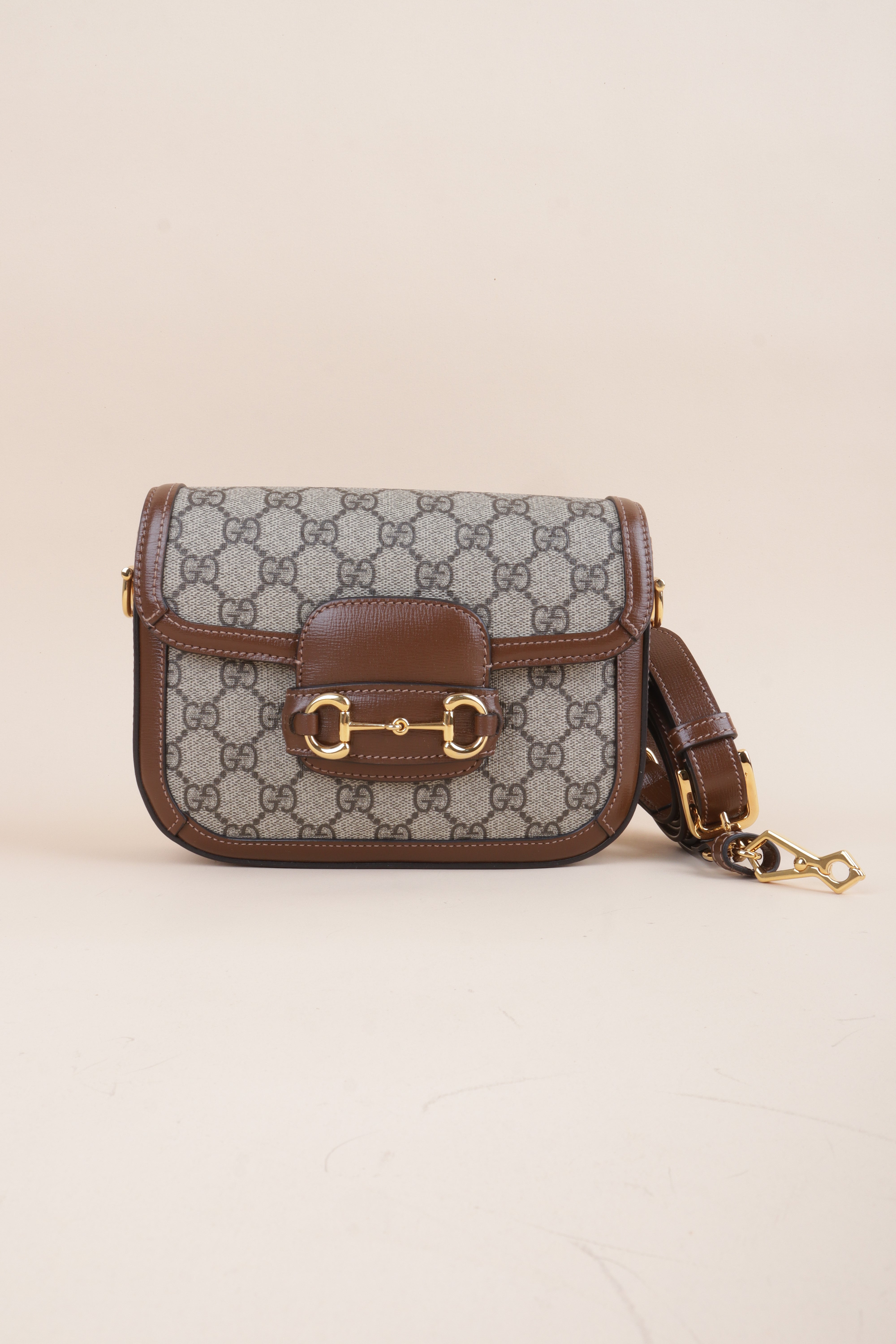 Gucci Bicolor Horsebit 1955 Small Crossbody Bag