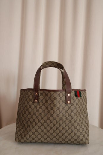 Gucci Bicolor GG Sherry Tote Bag