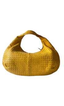 Bottega Veneta Yellow Nappa Hobo Bag