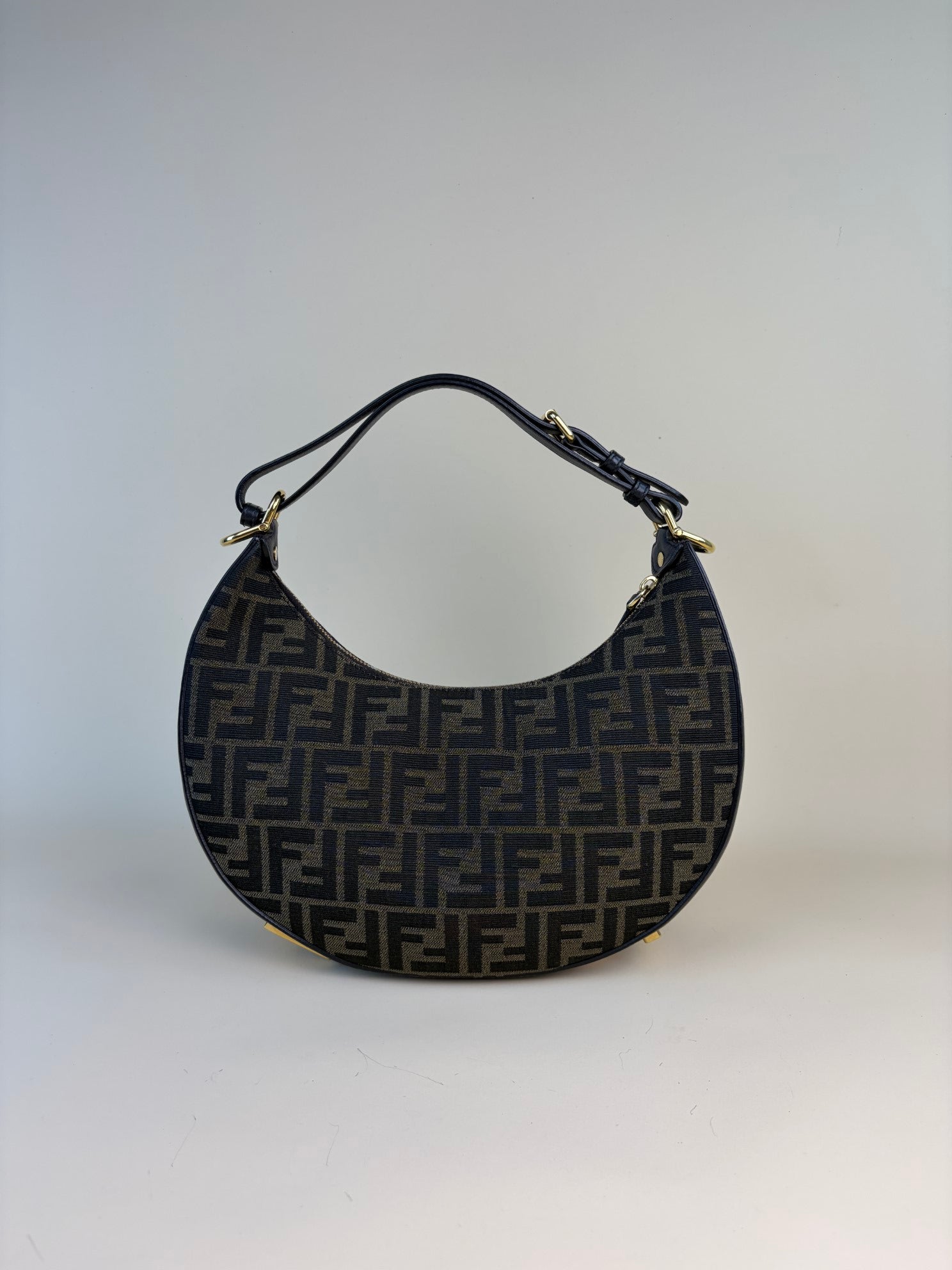 Fendi Brown FF Fendigraphy Small Bag