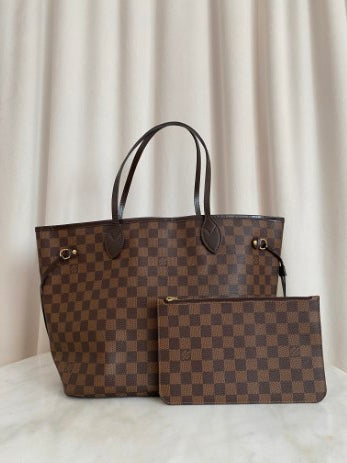 Louis Vuitton Damier Ebene Neverfull Bag