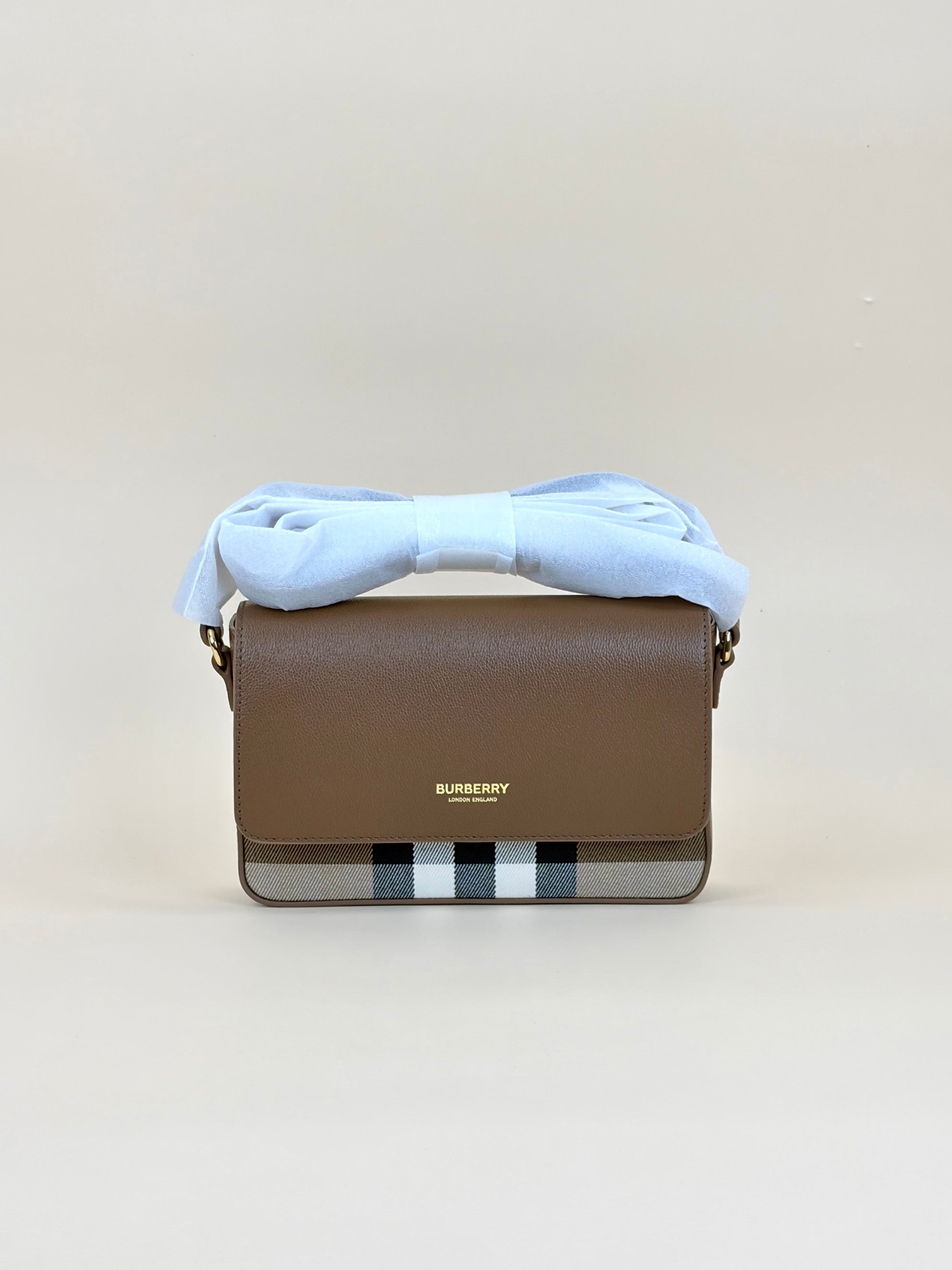 Burberry Beige Hampshire Crossbody Bag
