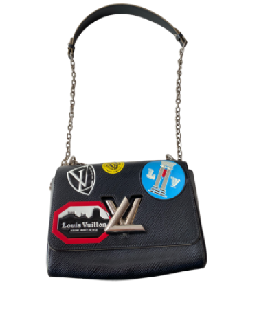 Louis Vuitton Black Twist World Tour Bag