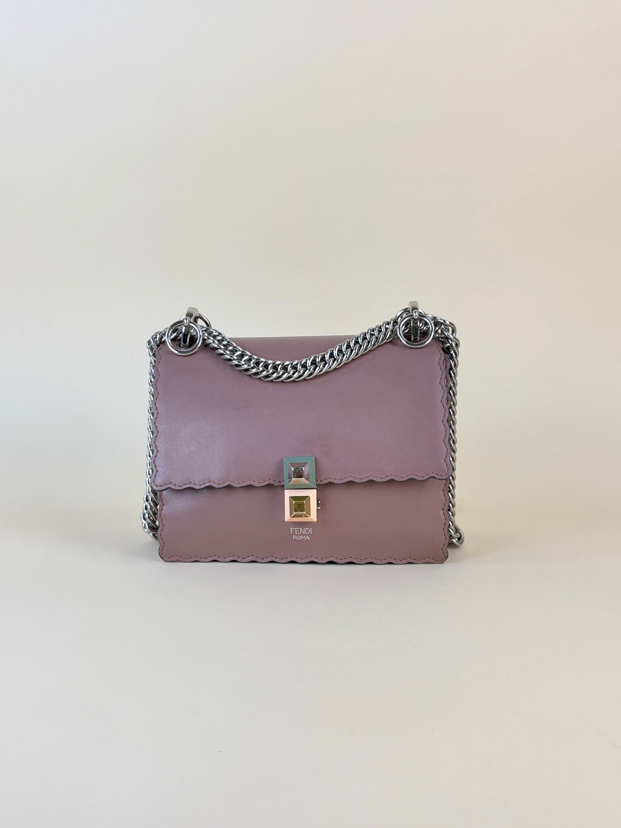 Fendi nude small i kan shoulder bag