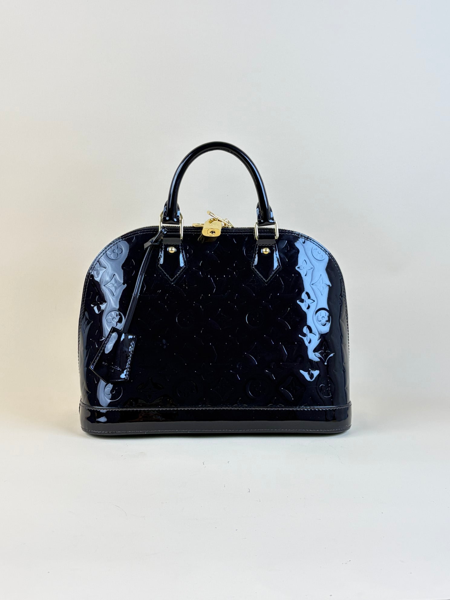 Louis Vuitton Amarante burgundy Monogram Vernis Alma PM Bag