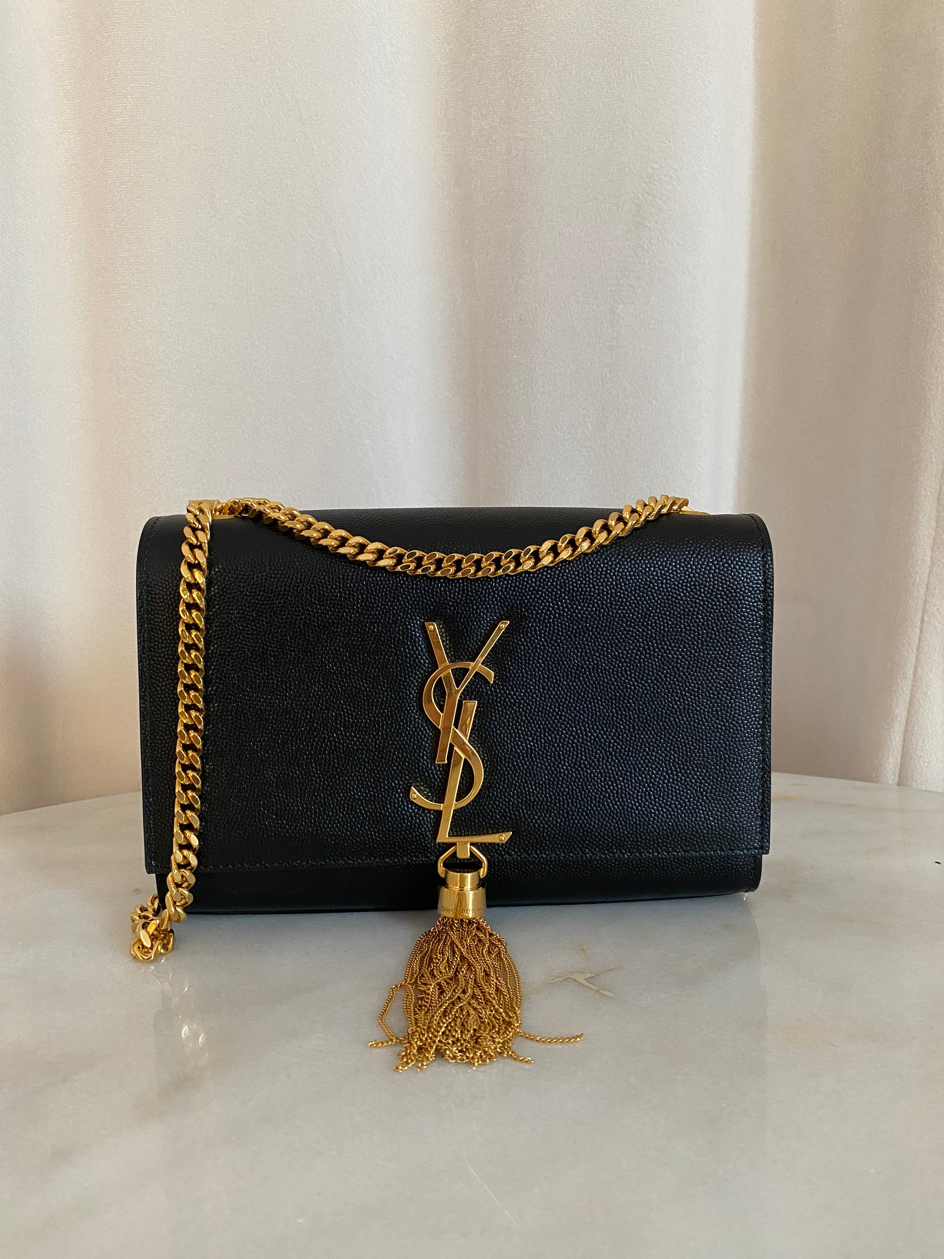 Ysl black tassel bag sale