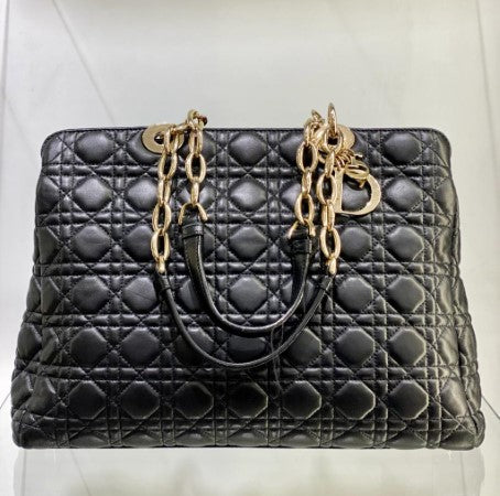 Christian Dior Black Soft Shopping Bag