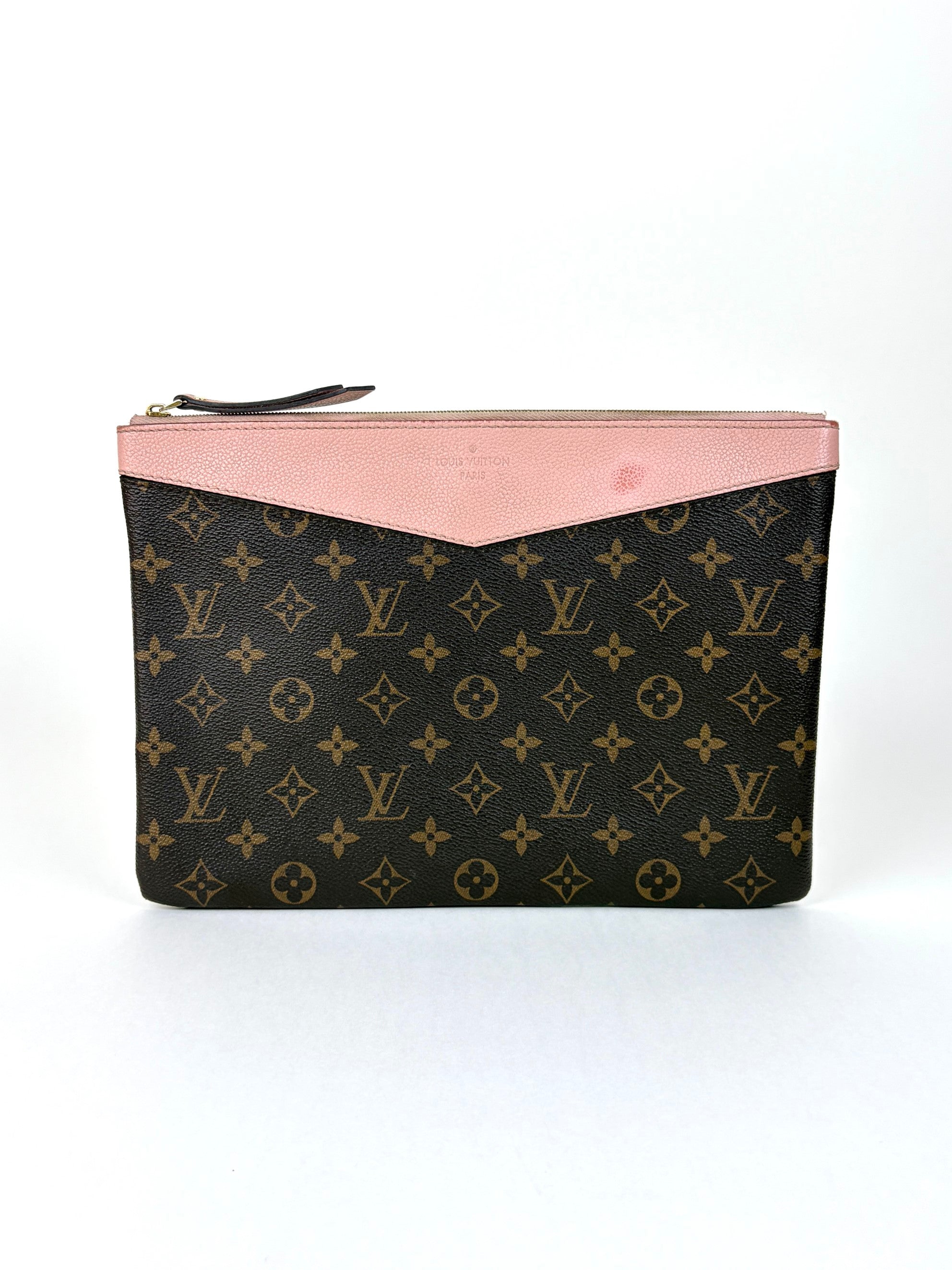 Louis Vuitton pink monogram daily pouch