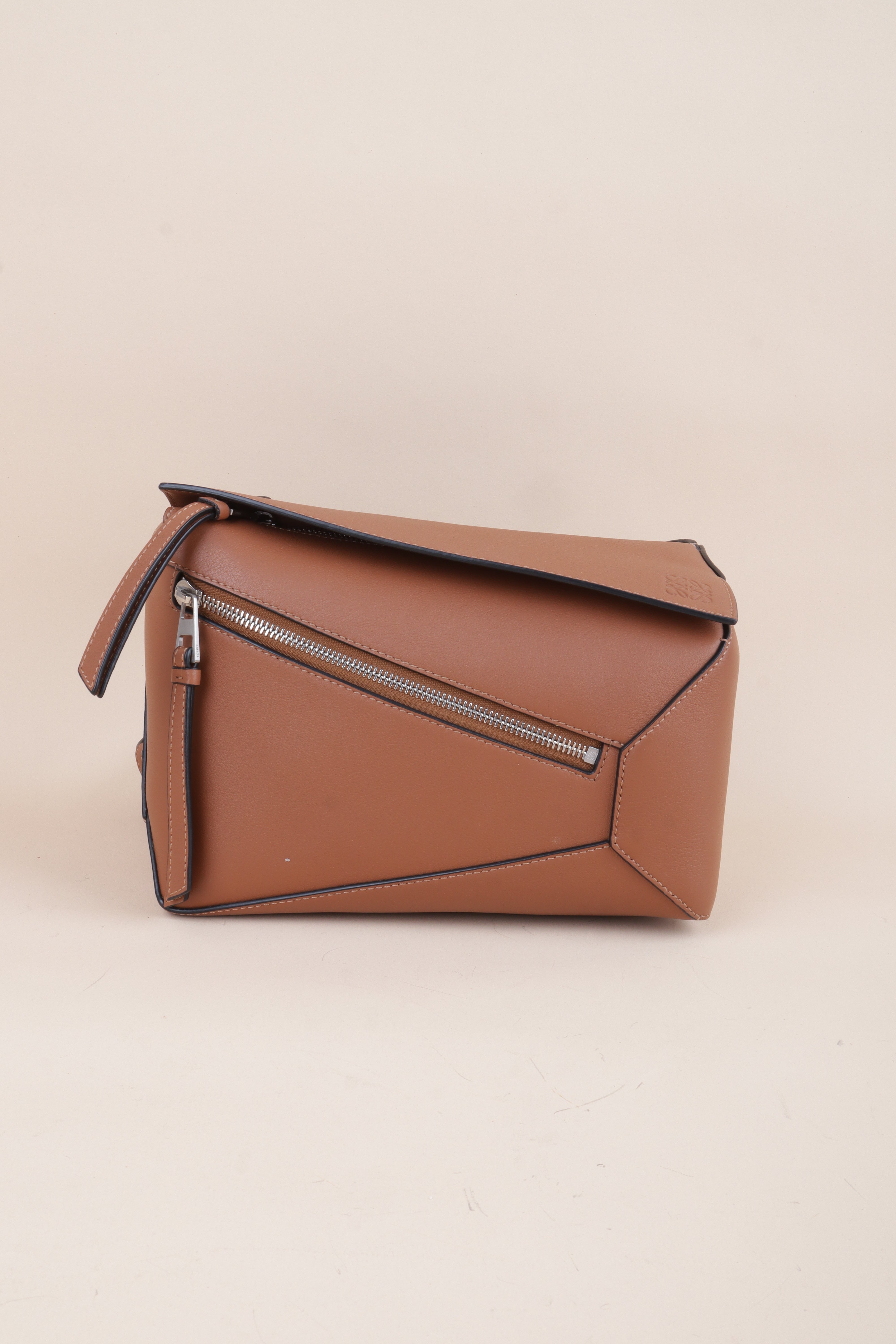 Loewe Tan Small Puzzle Bumbag
