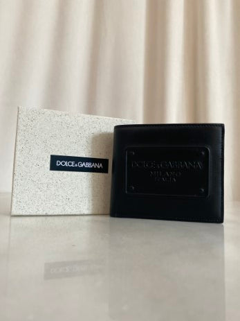 Dolce & Gabbana Black D&G Small Wallet