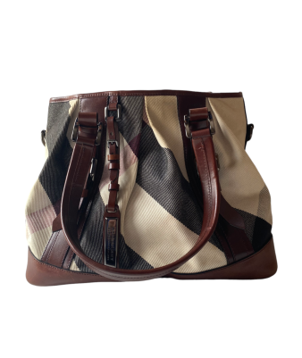 Burberry Brown Mega Check Shoulder Bag