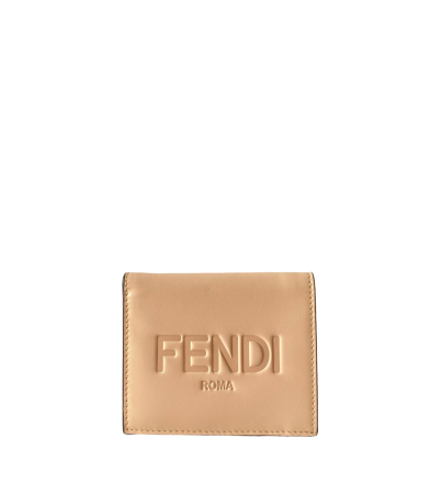 Fendi Pink Logo Roma Wallet