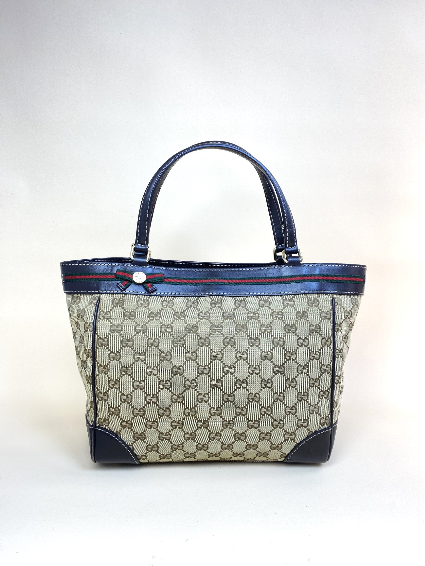 Gucci Bicolor GG My Fair Tote Bag Ophidia