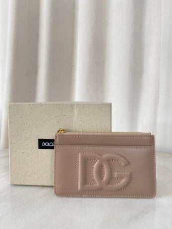 Dolce & Gabbana Nude DG Logo Card Holder