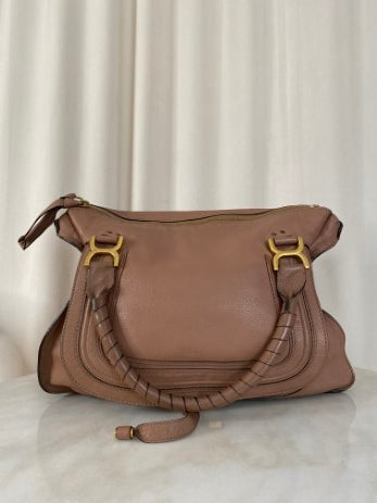 Chloe Beige Marcie Large Tote Bag