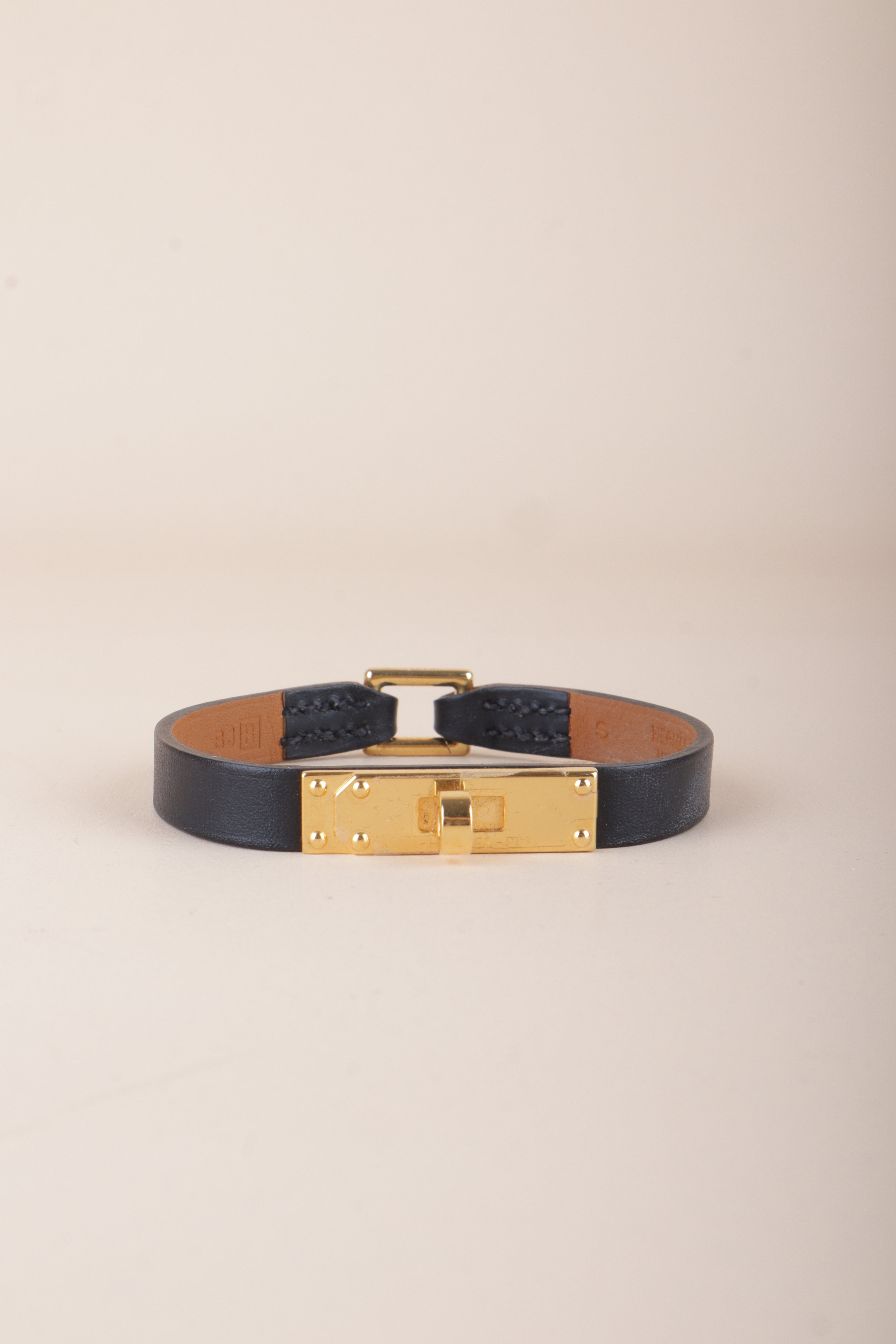 Hermes Black Micro Kelly Bracelet