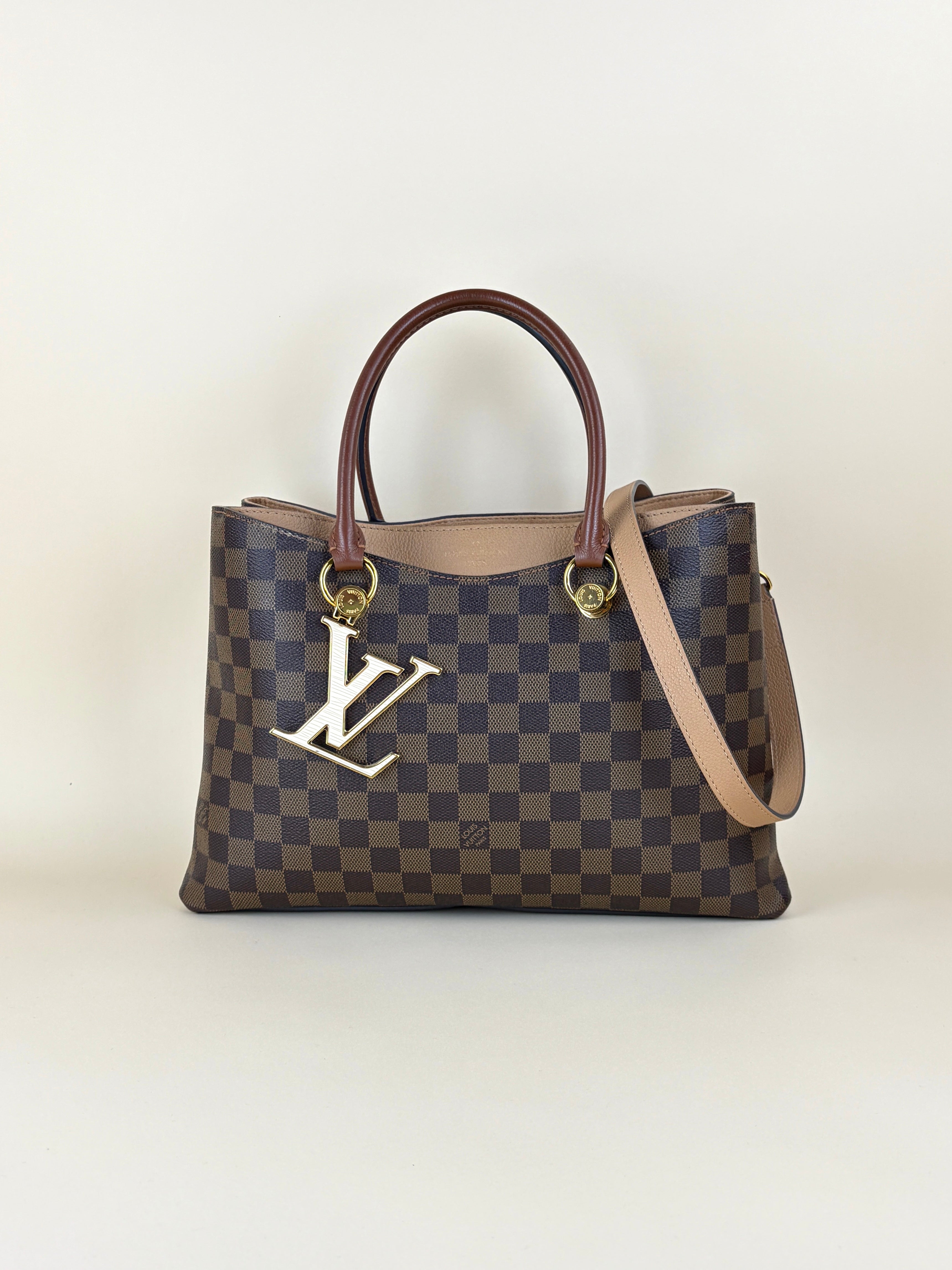 Louis Vuitton Damier Ebene Brown LV Riverside Tote Bag