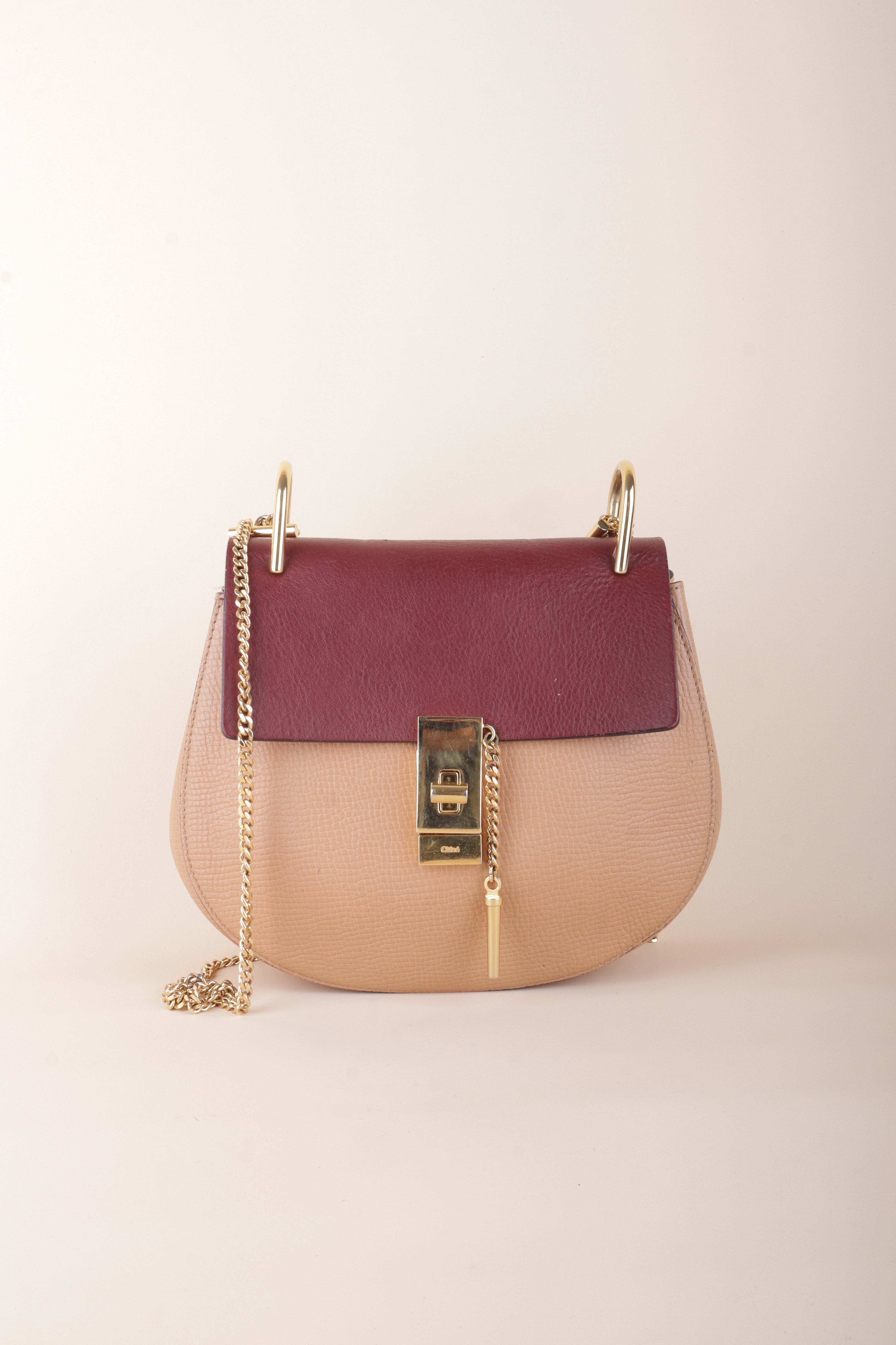 Chloe Bicolor Small Drew Crossbody Bag