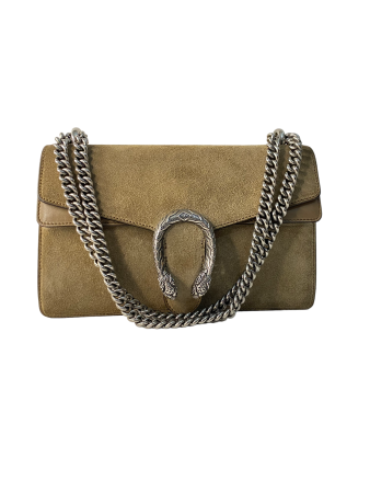 Gucci Beige Velvet Dionysus Bag