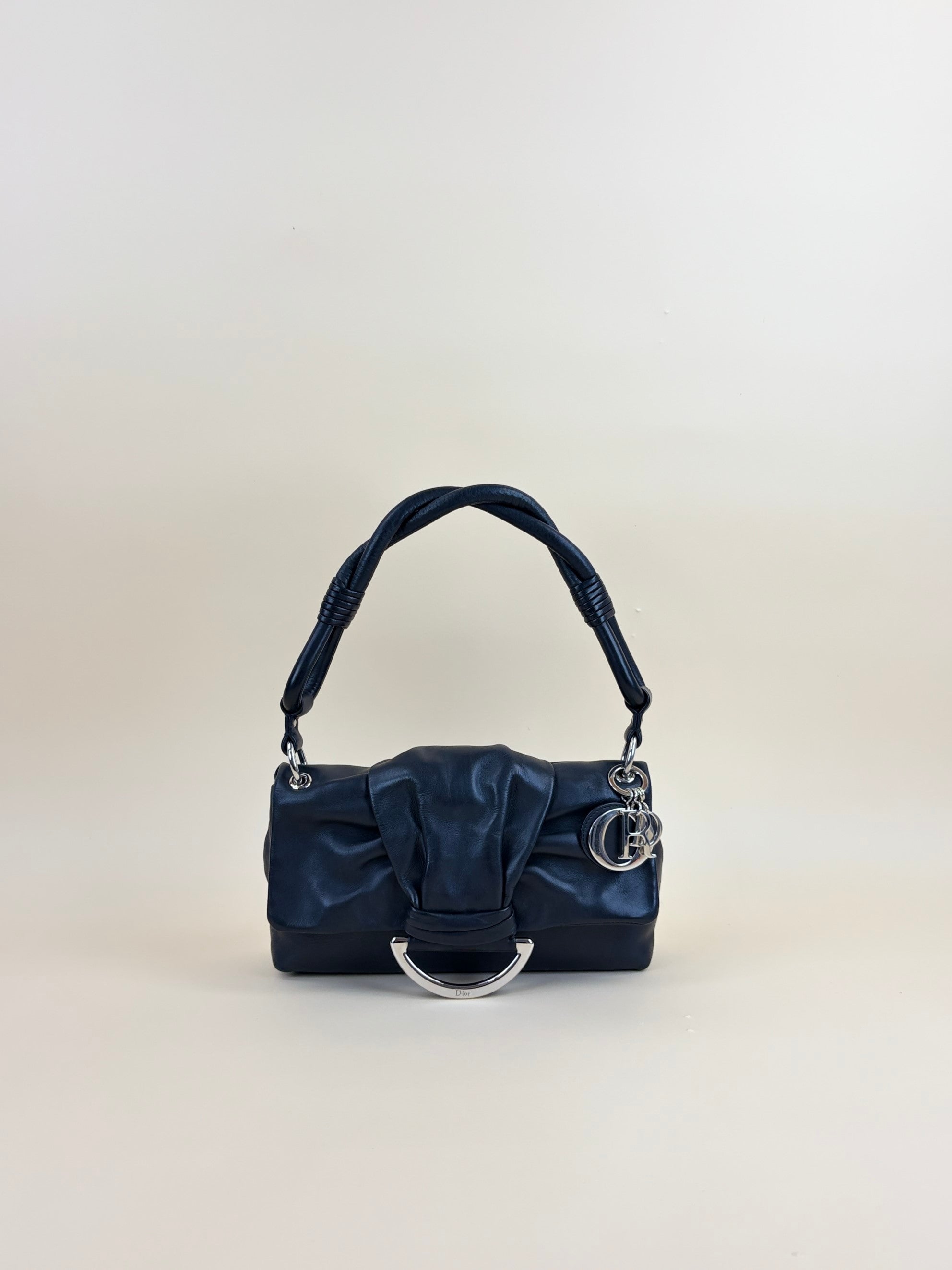 Christian Dior Black Demi Lune Small Shoulder Bag