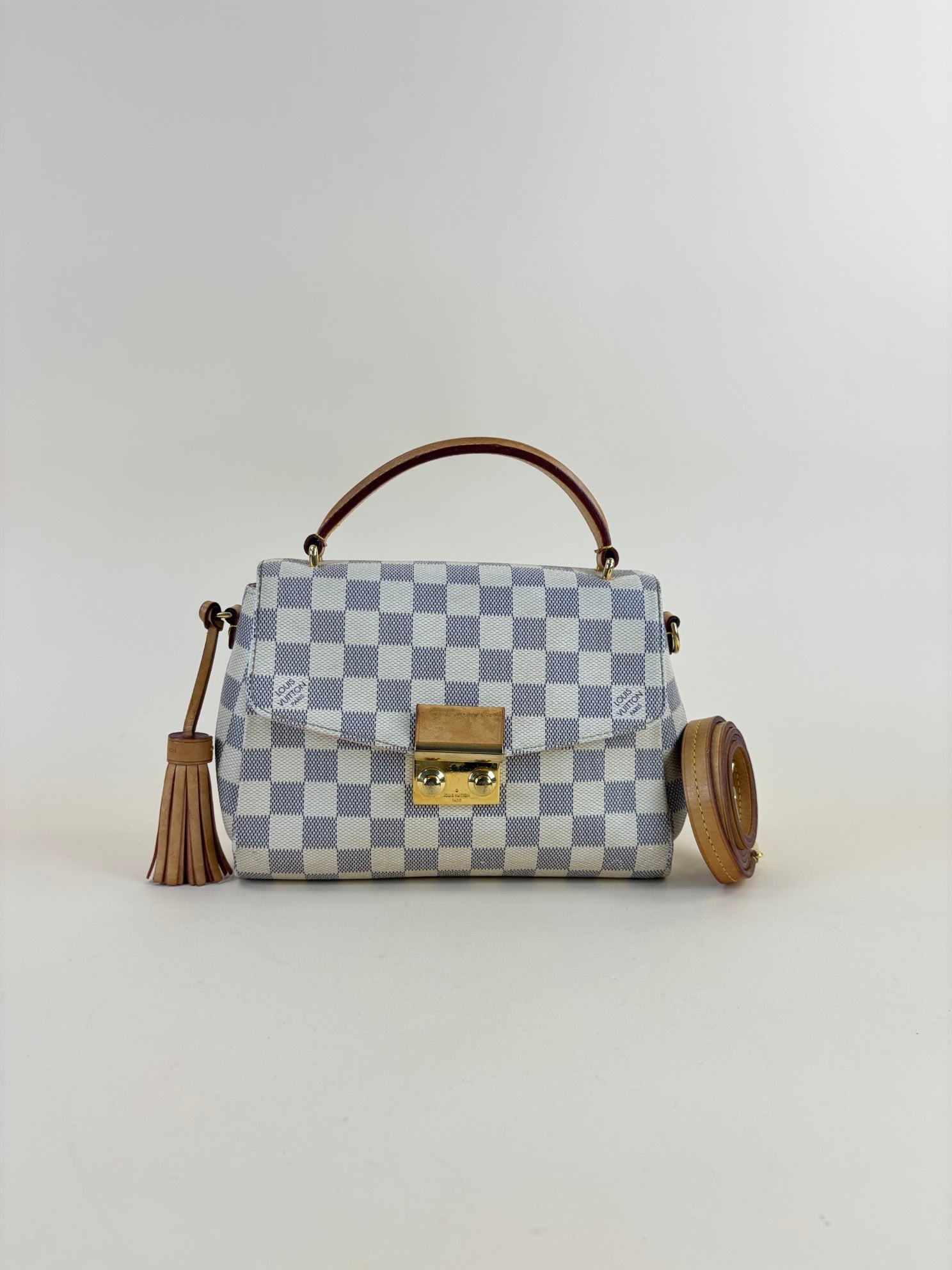 Louis Vuitton Damier Azur Croisette Shoulder Bag